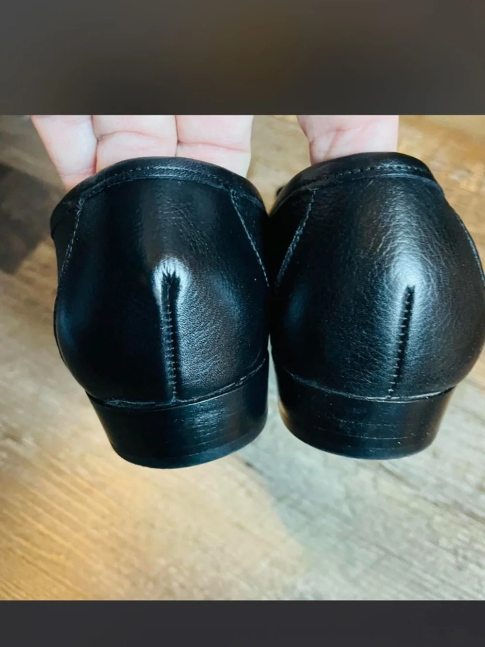Cole Haan Black Leather Tassel Loafers